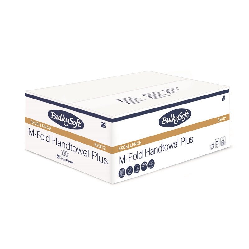 BulkySoft® handdoekpapier Multifold cellulose 2 laags - 3125 doekjes | 82312 - Budget Papier