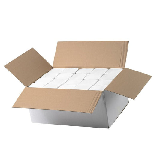 Handdoekpapier Z - vouw, cellulose 2 laags - 3200 doekjes | 2135 - FSC - Budget Papier