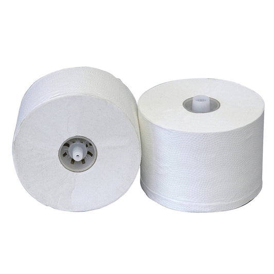 Toiletpapier met dop cellulose 2 laags - 36 rol per doos | 2115 - Budget Papier