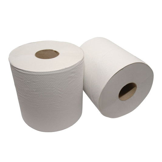 BulkySoft® Midi Poetspapier cellulose 1 laags - 6 rol á 280 meter | 95000 Budget Papier