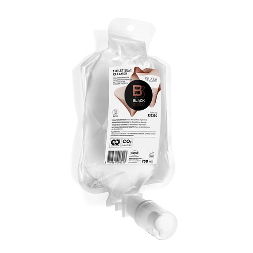 BlackSatino Qlash toiletbrilreiniger - 6 flacons á 750 ml | 332230 - Budget Papier