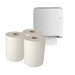 BUNDEL ACTIE: 3 pakken handdoekrollen Mini Matic + GRATIS Quartz White Mini Matic XL handdoekautomaat - Budget Papier