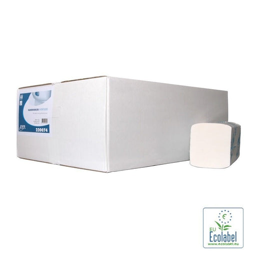 Handdoekpapier Interfold, Cellulose 3 laags - 2000 doekjes | 220074 - Budget Papier