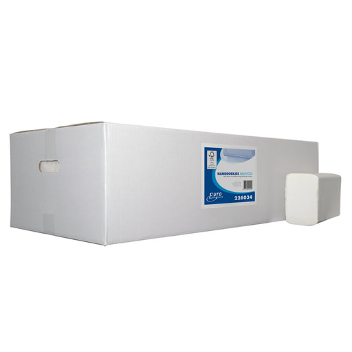 Handdoekpapier Multifold, cellulose - 2 laags - 3000 doekjes | 226034 - Budget Papier
