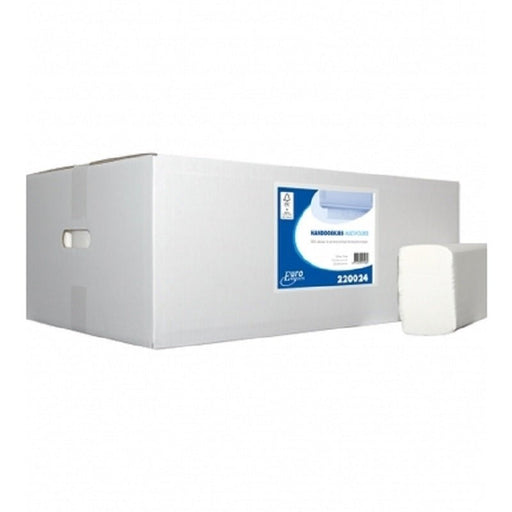 Handdoekpapier Multifold, cellulose 2 laags - 3750 doekjes | 220024 - Budget Papier