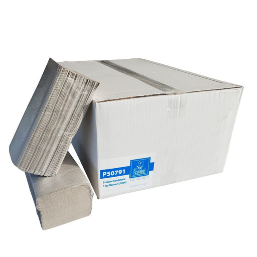 Handdoekpapier Z-vouw, recycled 1 laags - 5000 doekjes | P50791 - Budget Papier