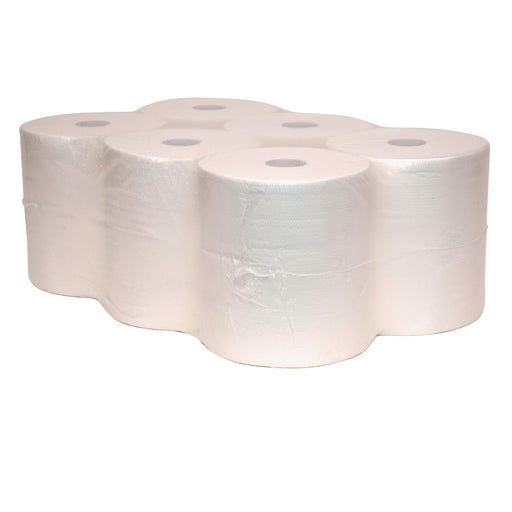 Handdoekrol cellulose - 2 laags - 6 rol per pak | P50811 - Budget Papier
