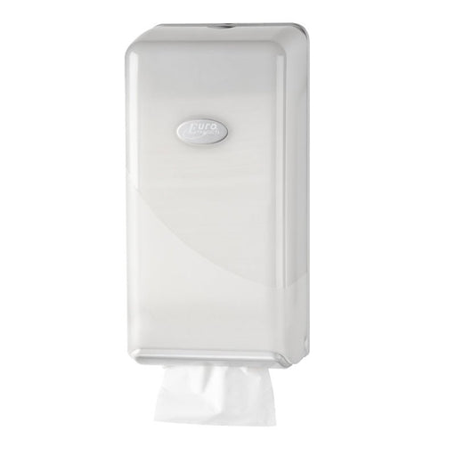 Pearl White Bulkpack toiletpapierdispenser | 431006 - Budget Papier