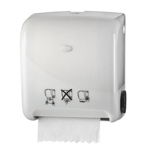Pearl White Matic handdoekautomaat | 431106 - Budget Papier