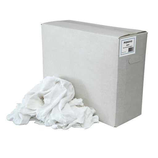 Poetslappen dunne witte tricot - 10 kilo | P25310 - Budget Papier