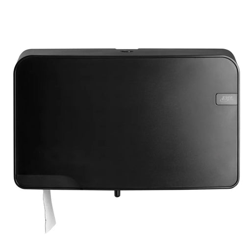 Quartz Black Duo toiletrolhouder | 441052 - Budget Papier