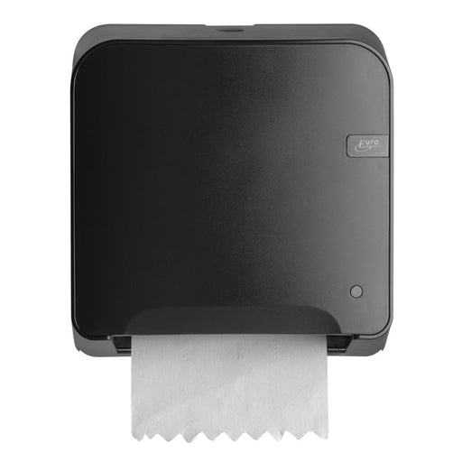 Quartz Black Mini Matic XL handdoekautomaat | 441159 - Budget Papier