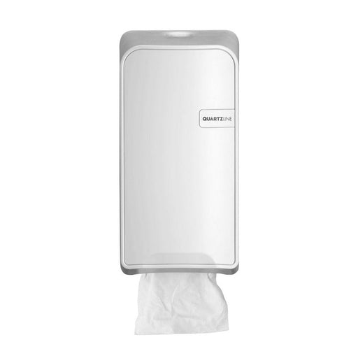 Quartz White Bulkpack toiletpapierdispenser | 441006 - Budget Papier