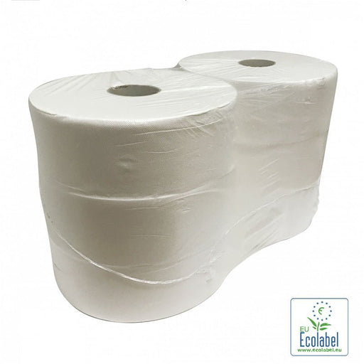 Toiletpapier Euro Maxi Jumbo, cellulose 2 laags - 6 rol per pak | 240038 - Budget Papier