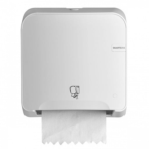 White Quartz Mini Matic Tear & GO handdoekautomaat | 441100 - Budget Papier