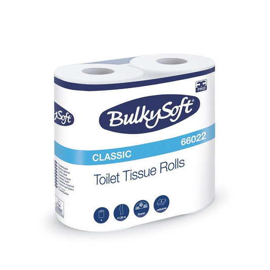 BulkySoft® toiletpapier cellulose 2 laags - 40 rol per pak | 66022 - Budget Papier