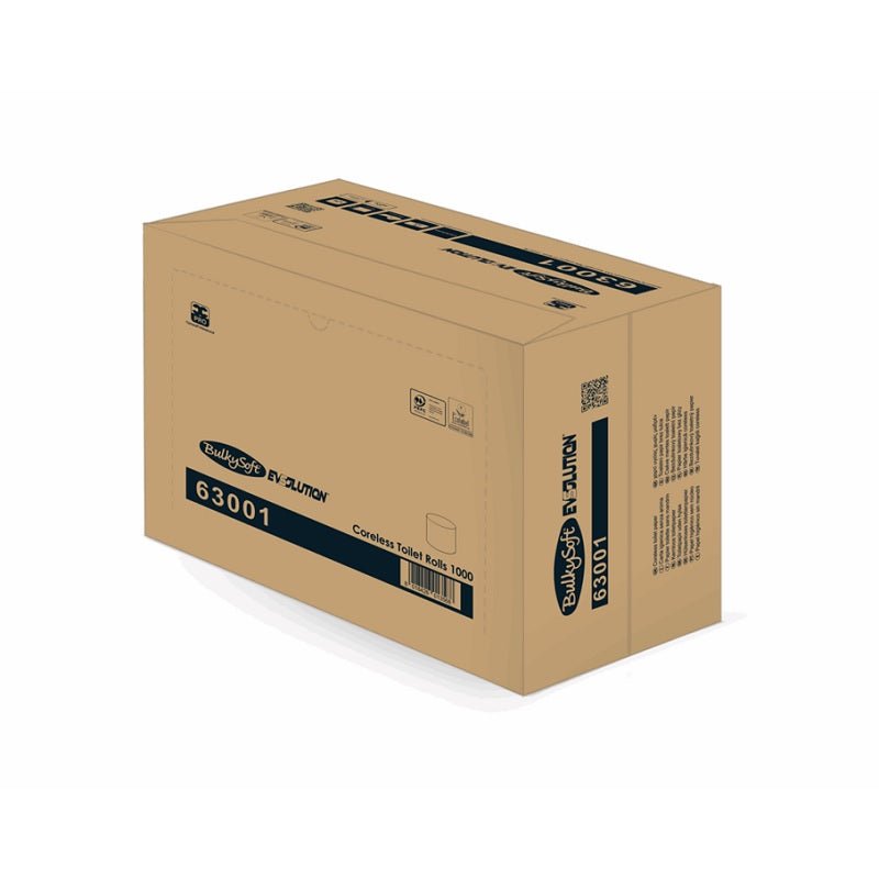 BulkySoft® toiletpapier Coreless 2 laags - 36 rol per pak | 63001 - Budget Papier