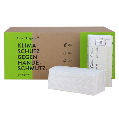 FRIEDA - Handdoekpapier Z - vouw 100% recycled 2 laags - 4000 doekjes - Budget Papier