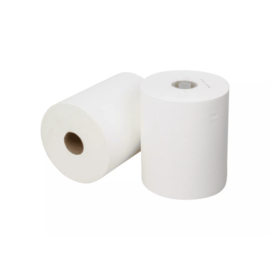 Handdoekrol Mini Matic cellulose 2 laags | 6 rollen á 165 meter - Budget Papier