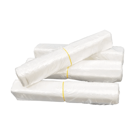 HDPE afvalzakken 45 x 50 cm T10 transparant - 40 rollen á 50 zakken | 2255 - Budget Papier