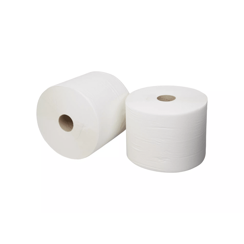 Industriepapier 27 cm cellulose 1-laags | 2 rollen á 1000 meter - Budget Papier