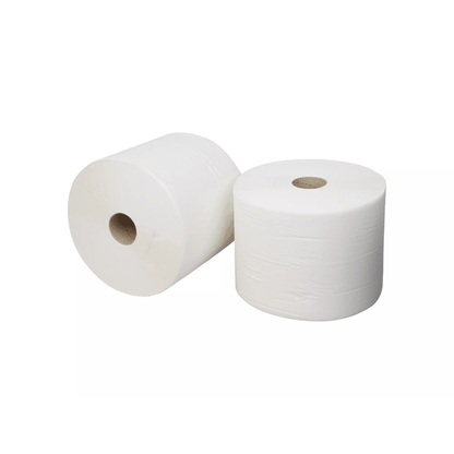 Industriepapier 27 cm cellulose 1-laags | 2 rollen á 1000 meter - Budget Papier