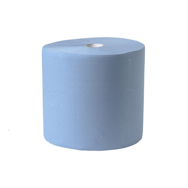 Industriepapier 37 cm Blauw 3 - laags - rol á 380 meter | 2165 - Budget Papier