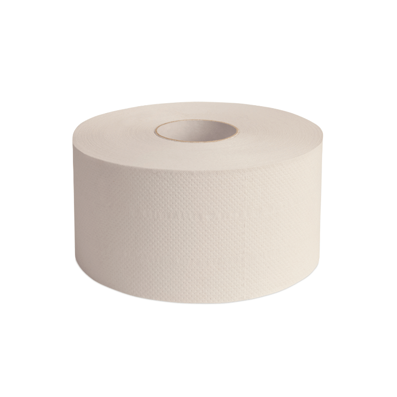 JUTTA - RENATE - Toiletpapier Mini Jumbo 100% recycled 2 laags - 16 rol per pak - Budget Papier