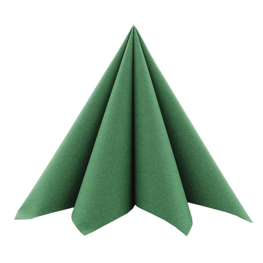 Linclass Premium servet Basic Groen40 x 40 cm 1/8 vouw - Budget Papier