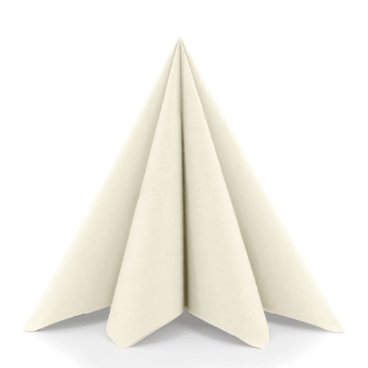 Linclass Professional Airlaid servetten Creme 40x40-1/4 vouw - Budget Papier