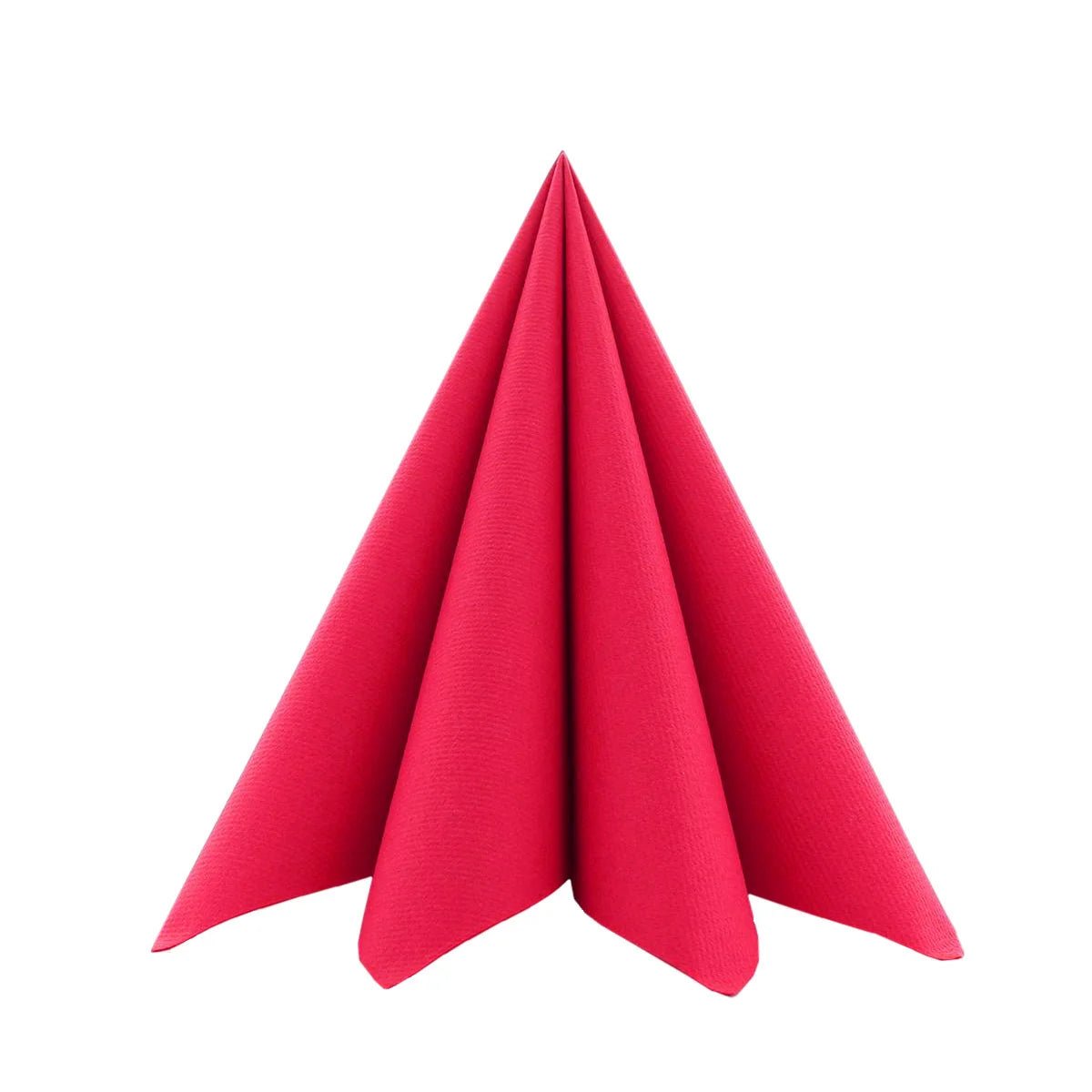 Linclass - Professional servet Basic rood 40 x 40 cm 1/8 vouw - Budget Papier