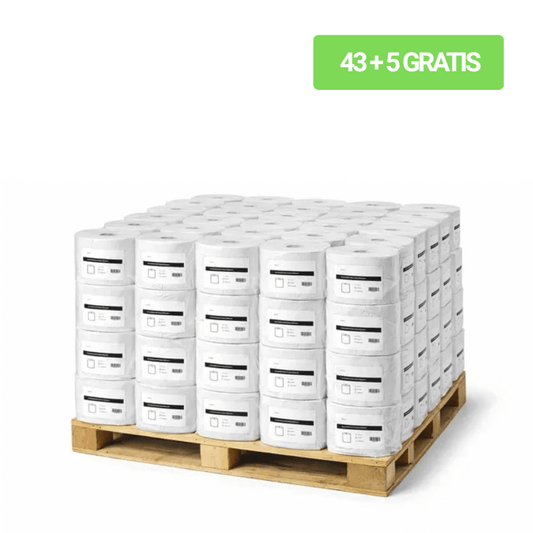 Midi poetspapier recycled 2-laags | 43+5 GRATIS - Budget Papier