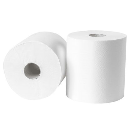 Midi poetspapier recycled 2-laags - 6 rol á 140 meter | 2167 - Budget Papier
