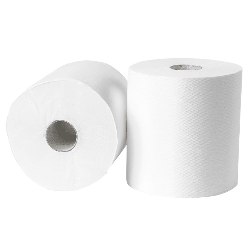 Midi Poetspapier recycled tissue 1 laags - 6 rol á 250 meter | 2185-FSC - Budget Papier