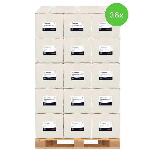 Pallet 36x Handdoekpapier Z - vouw, cellulose 2 laags - 3200 doekjes | 2135 - FSC - Budget Papier