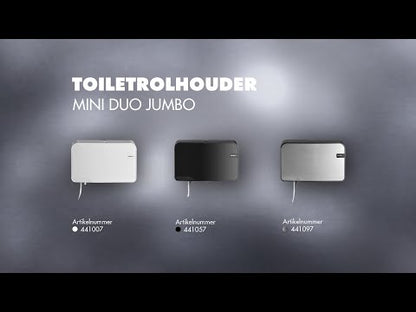 Quartz White Mini Duo Jumbo toiletrolhouder | 441007