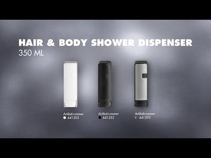 Quartz Silver Shower dispenser 350 ml | 441293