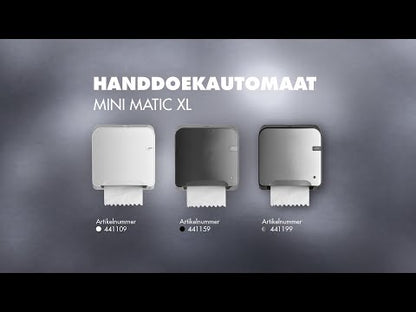 Quartz Black Mini Matic XL handdoekautomaat | 441159