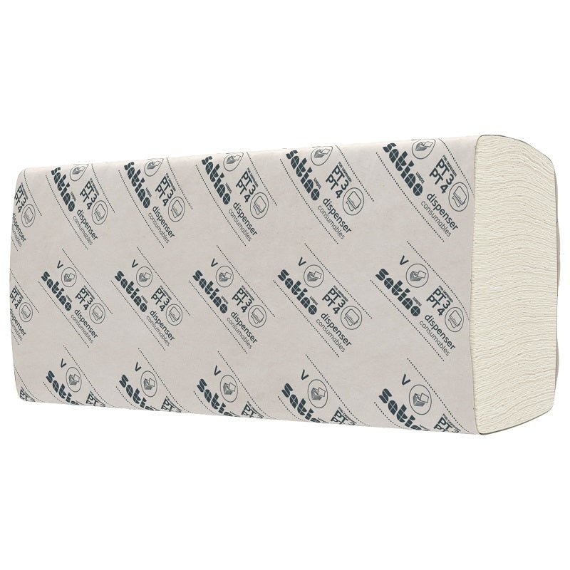 Satino Comfort handdoekpapier V - vouw 2 laags 3200 doekjes | 277191 - Budget Papier