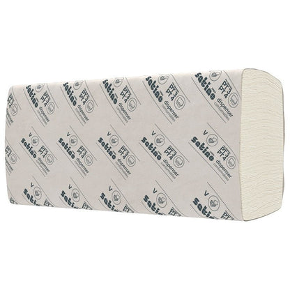 Satino Comfort handdoekpapier V - vouw 2 laags 3200 doekjes | 277191 - Budget Papier