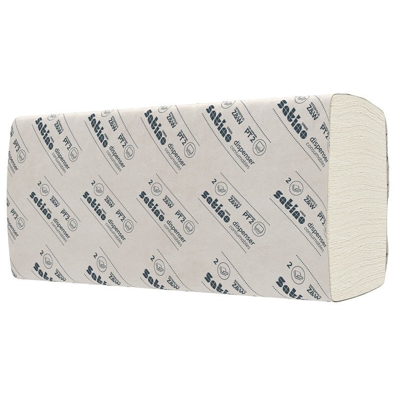 Satino Comfort handdoekpapier Z - vouw 2 laags 3750 doekjes | 277330 - Budget Papier