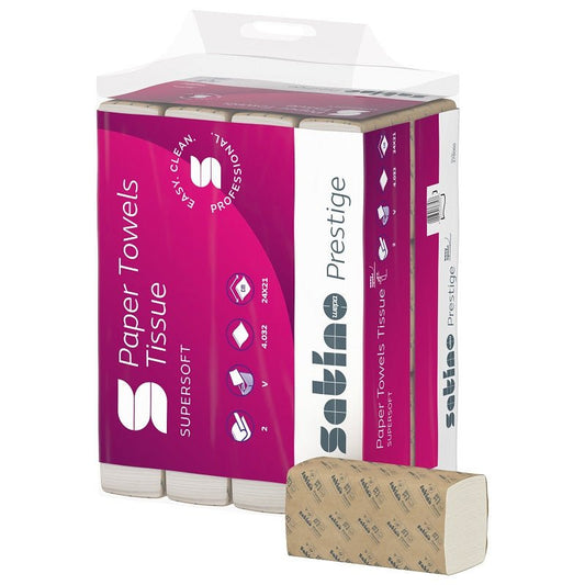 Satino Prestige Z - vouw 2 laags 4032 doekjes | 278060 - Budget Papier