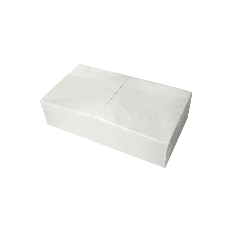 Servetten cellulose Wit 2-laags 40x40-1/4 vouw - Budget Papier