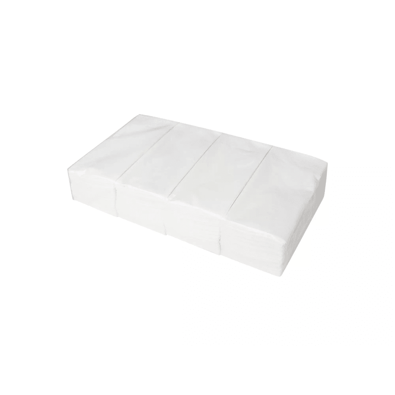 Servetten cellulose Wit 2-laags 40x40-1/8 vouw - Budget Papier