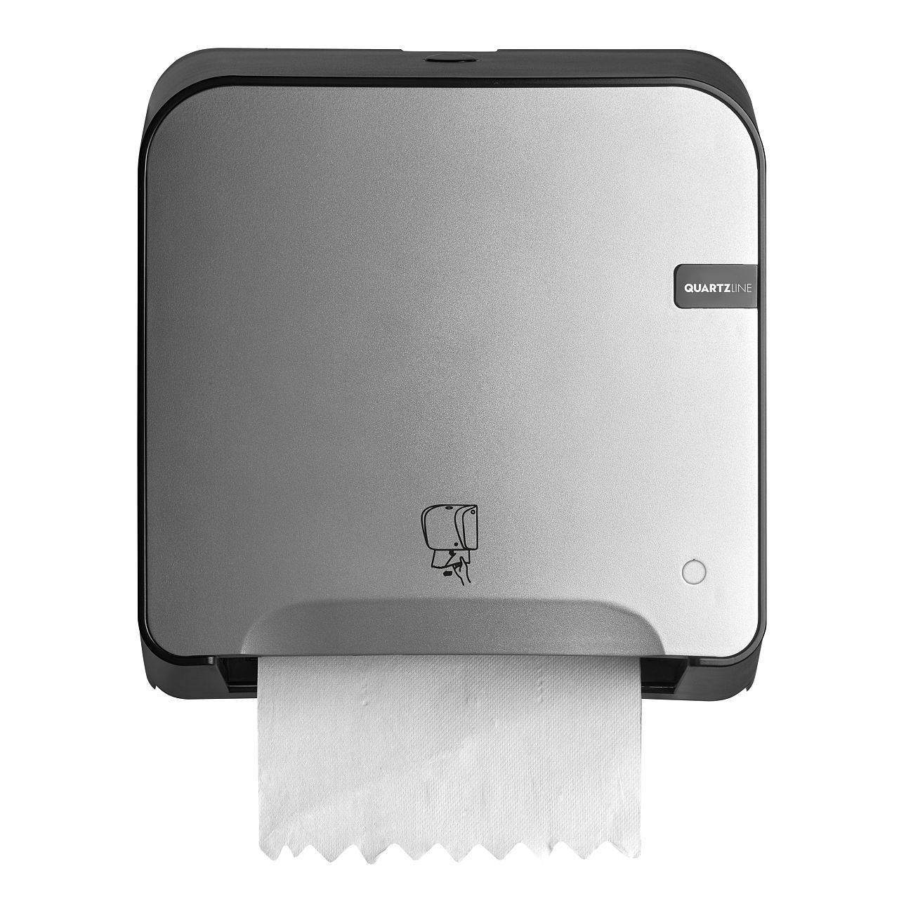 Silver Quartz Mini Matic Tear & GO handdoekautomaat | 441190 - Budget Papier