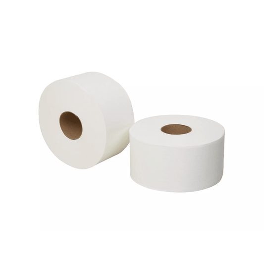 Toiletpapier Mini Jumbo 2-laags | 12 rollen á 180 meter - Budget Papier