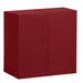 Airlaid servet Rood 40x40-1/8 vouw - 500 stuks per doos | Q-1053 - Budget Papier