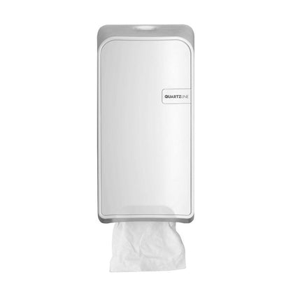 Quartz White Bulkpack toiletpapierdispenser | 441006 - Budget Papier